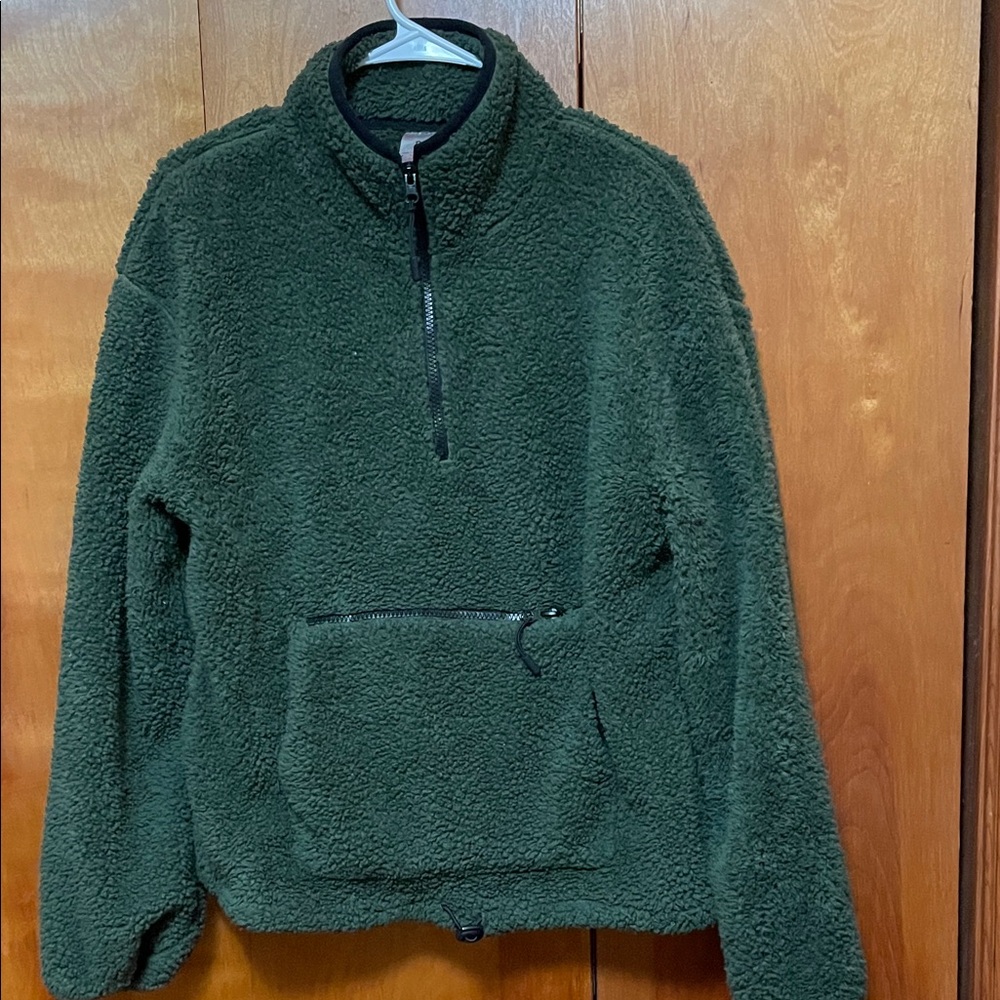 No Boundaries Forest Green Fleece Hoodie